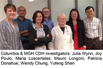 Columbia and MGH CDH investigators